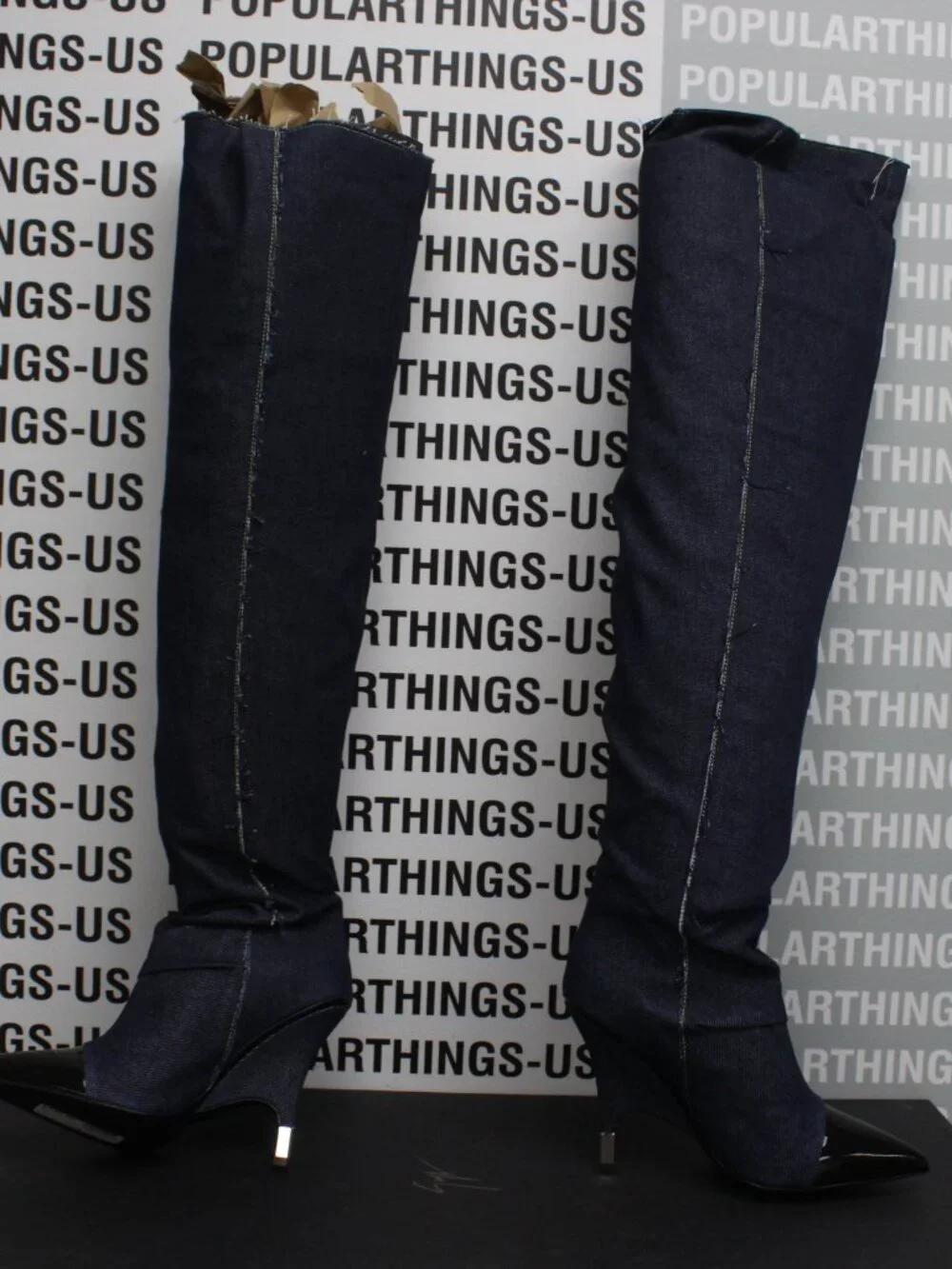 Giuseppe Zanotti denim button